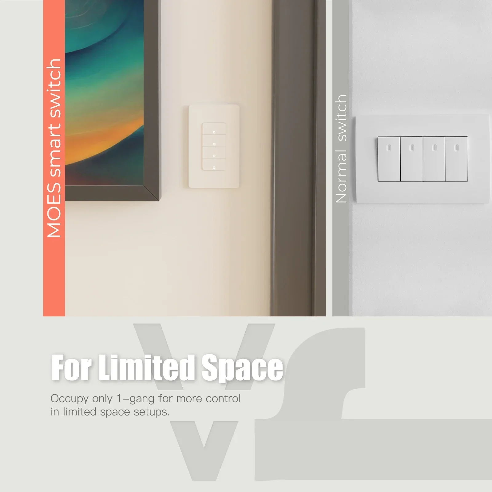 MOES Tuya ZigBee US interrupto - Smart Home Moes reseña y precio