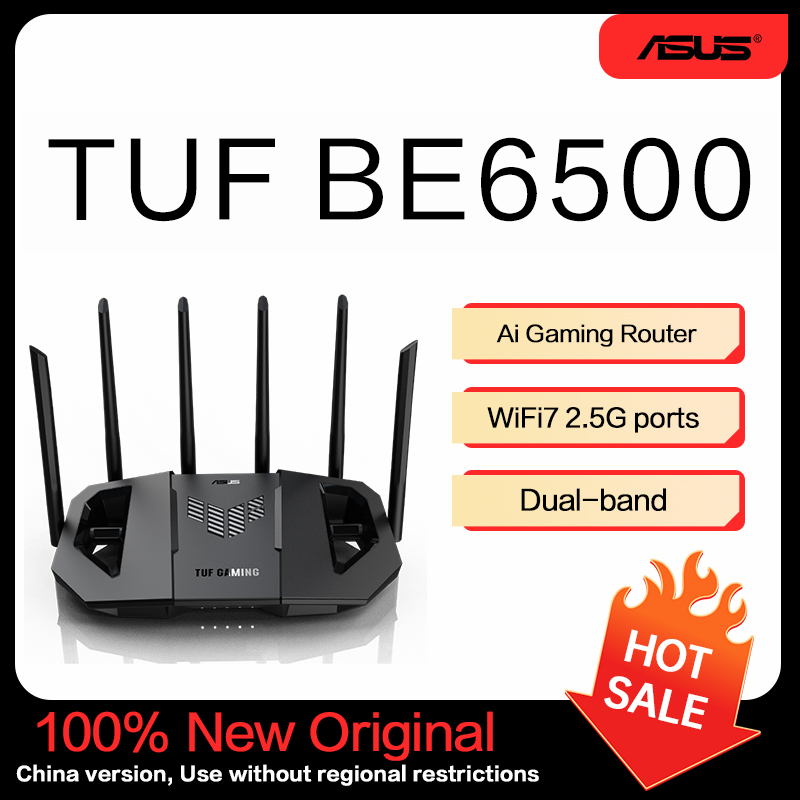 ASUS WiFi7 TUF GAMING BE6500 E - Smart Home Router reseña y precio