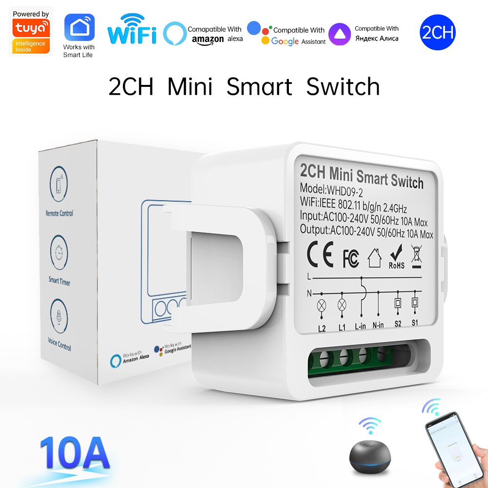 Interruptor Inteligente Tuya d - Smart Home Voice Assistant reseña y precio