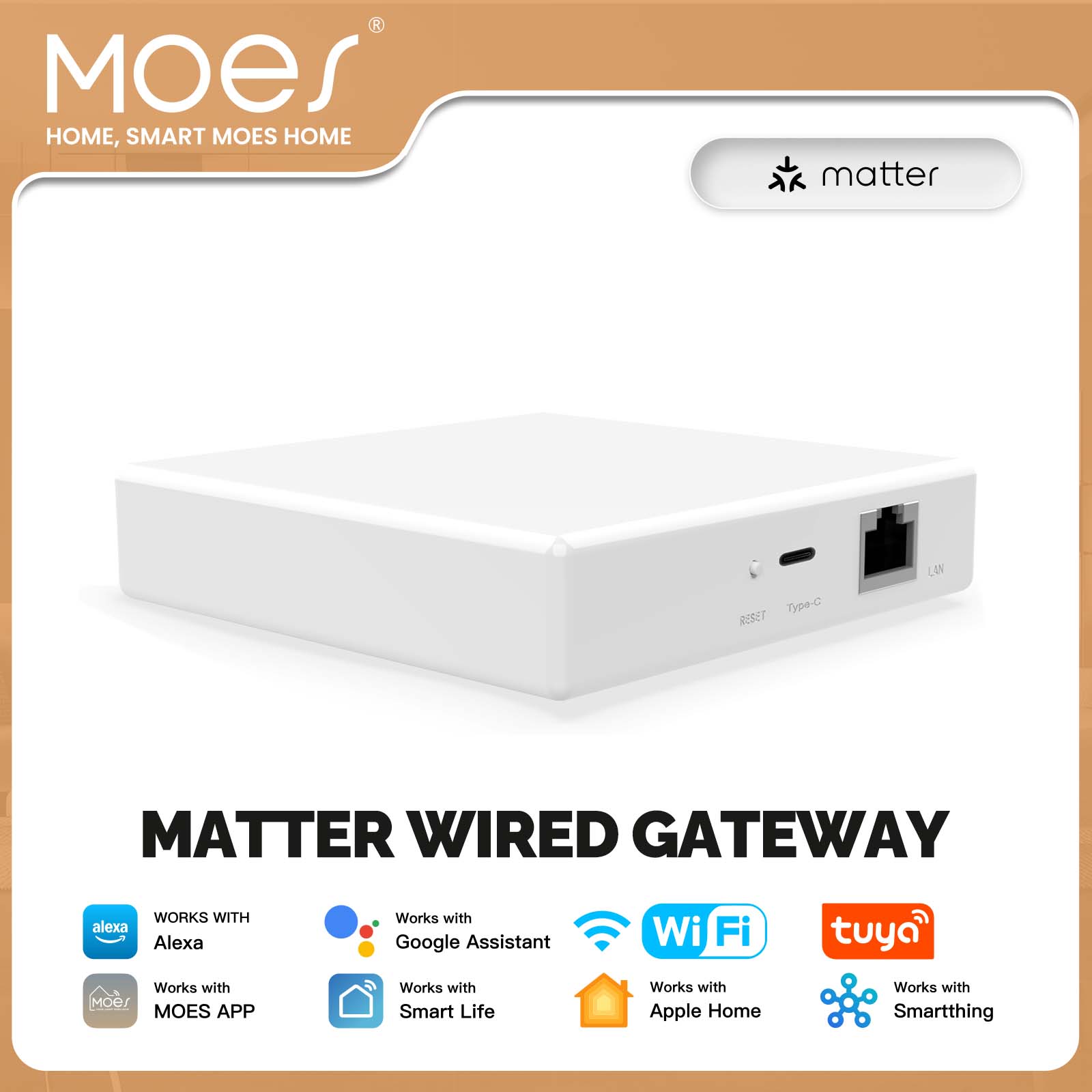 MOES Tuya ZigBee Matter Thread - Smart Home Bridge reseña y precio