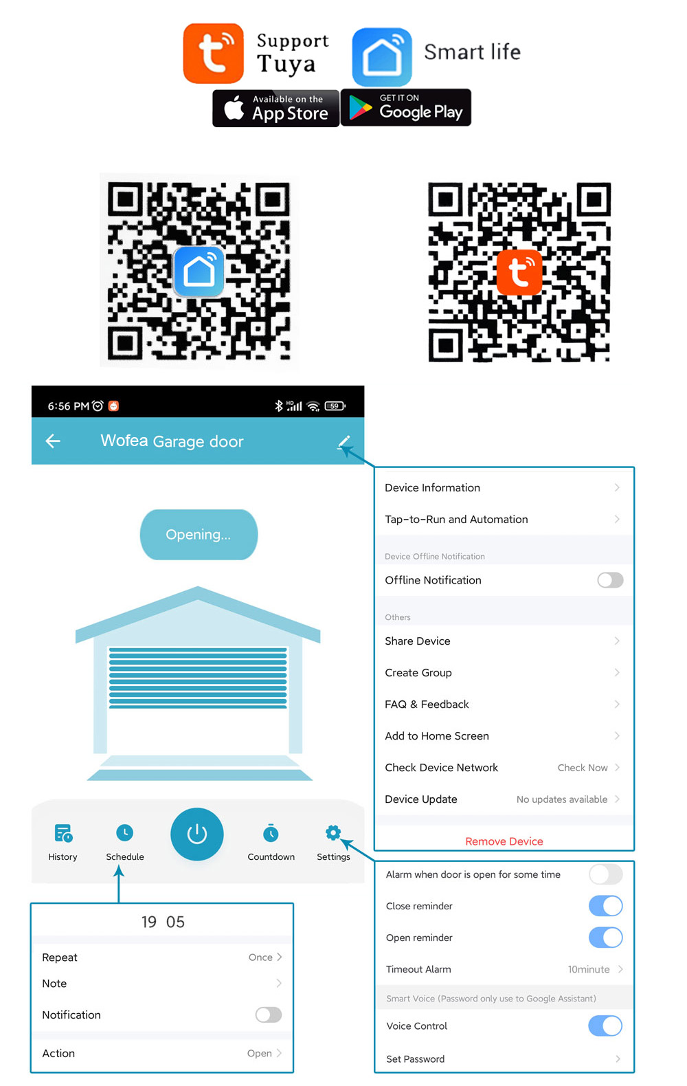 Wofea Tuya - Controlador Intel - Smart Home Registration reseña y precio